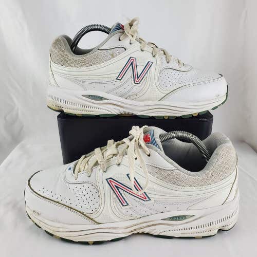 New Balance Women’s 840 WW840WP White Lace Up Running Walking Shoes Size 9 2E