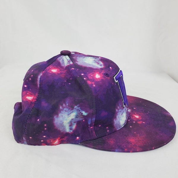 Washington DC Cosmic Stars Space Purple City Hunter Snapback Hat