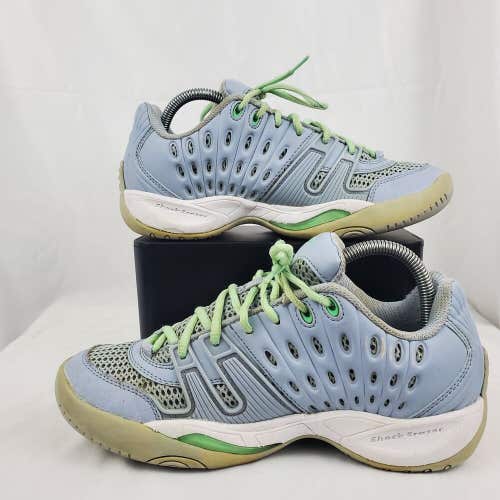 Prince T22 Shock Eraser Women's Tennis Shoes 8P985491 Athletic Blue Green Sz 8.5