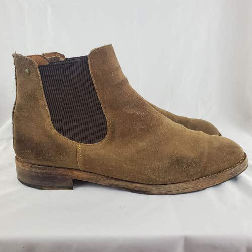 Mark Nason Los Angeles Eastwood Brown Suede Chelsea Fashion Boots Size 10.5 Mens
