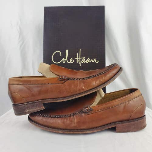 Cole Haan Air Delancy Brown Loafer Dress Casual Shoes C07190 Mens 11 M With Box
