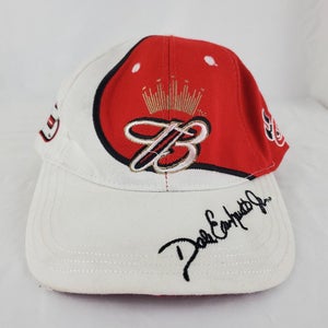 Budweiser Dale Earnhardt Jr #8 Strapback Embroidered Hat Cap Nascar Red White