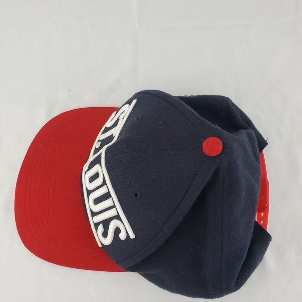 St. Louis Spell Out Red Blue Cardinals Snapback Cap Baseball Hat 47 Brand  OSFA