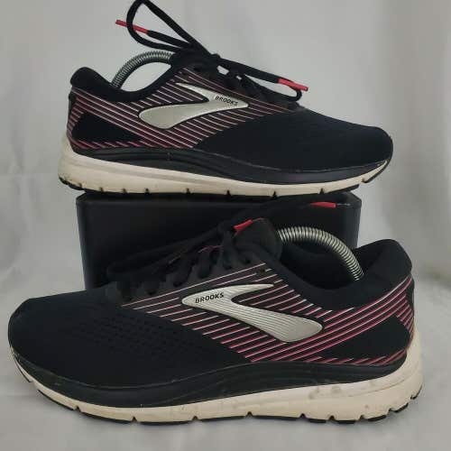 Brooks Womens Addiction 14 1203061B050 Black Running Shoes Lace Up Size 10.5