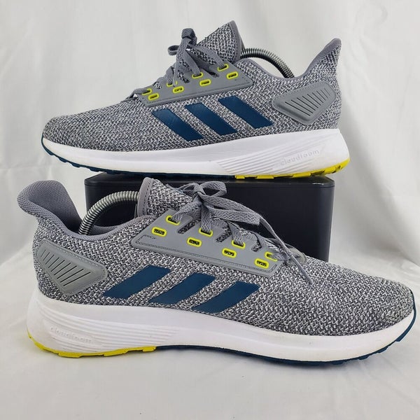 the latter Cut Farewell Adidas Mens Duramo 9 BB6920 Gray Blue Yellow Running Shoes Sneakers Size 10  | SidelineSwap