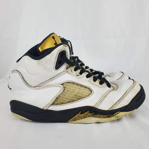 Air Jordan 5 ホワイト/ゴールド 23 Size 8 - Nike Air Jordan 5 V Retro Tokyo T23 Yellow Black
