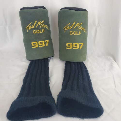 Ted Moore Golf 997 Driver And 4 Wood Green Sock Headcovers