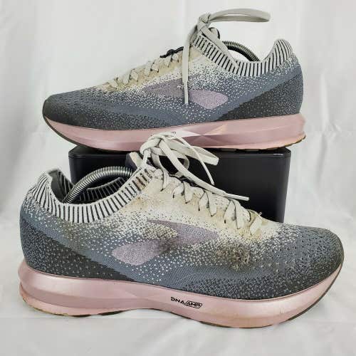 Brooks Womens Levitate 2 1202791B060 Pink Gray Running Shoes Size 11 B
