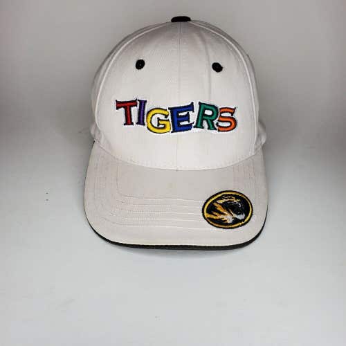 Youth Strapback Missouri Tigers Mizzou Colorful Tigers Logo Beige Colliegate