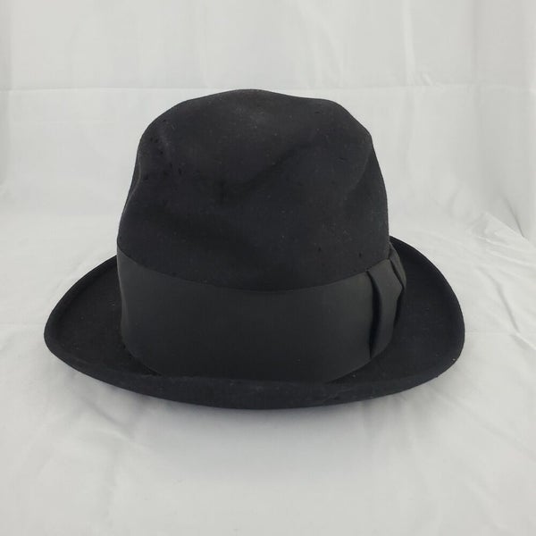 Vintage Men's Hat - Black