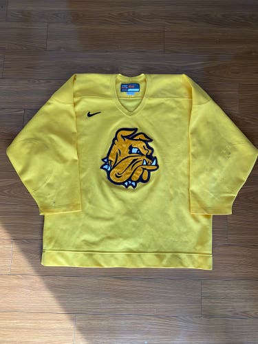 Yellow Used University of Minnesota-Duluth Size 54 Nike Jersey