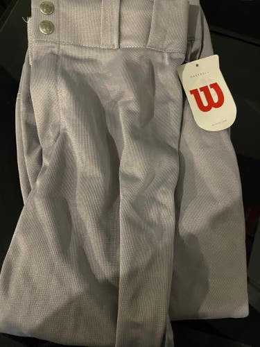 Gray Unisex XL Wilson Game Pants