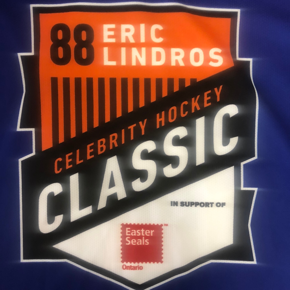 Eric Lindros Charity Classic XL game jersey