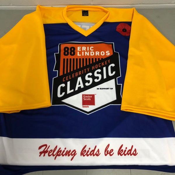 GOALIE Cut Eric Lindros Charity Classic jersey