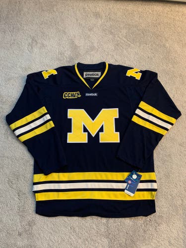 NWT University of Michigan Replica Jersey