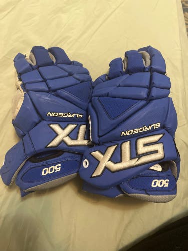 Used STX 13" Surgeon 500 Lacrosse Gloves