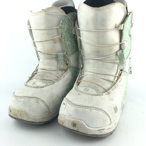 Used Burton Speed Zone Grom Junior 04 Snowboard Girls Boots