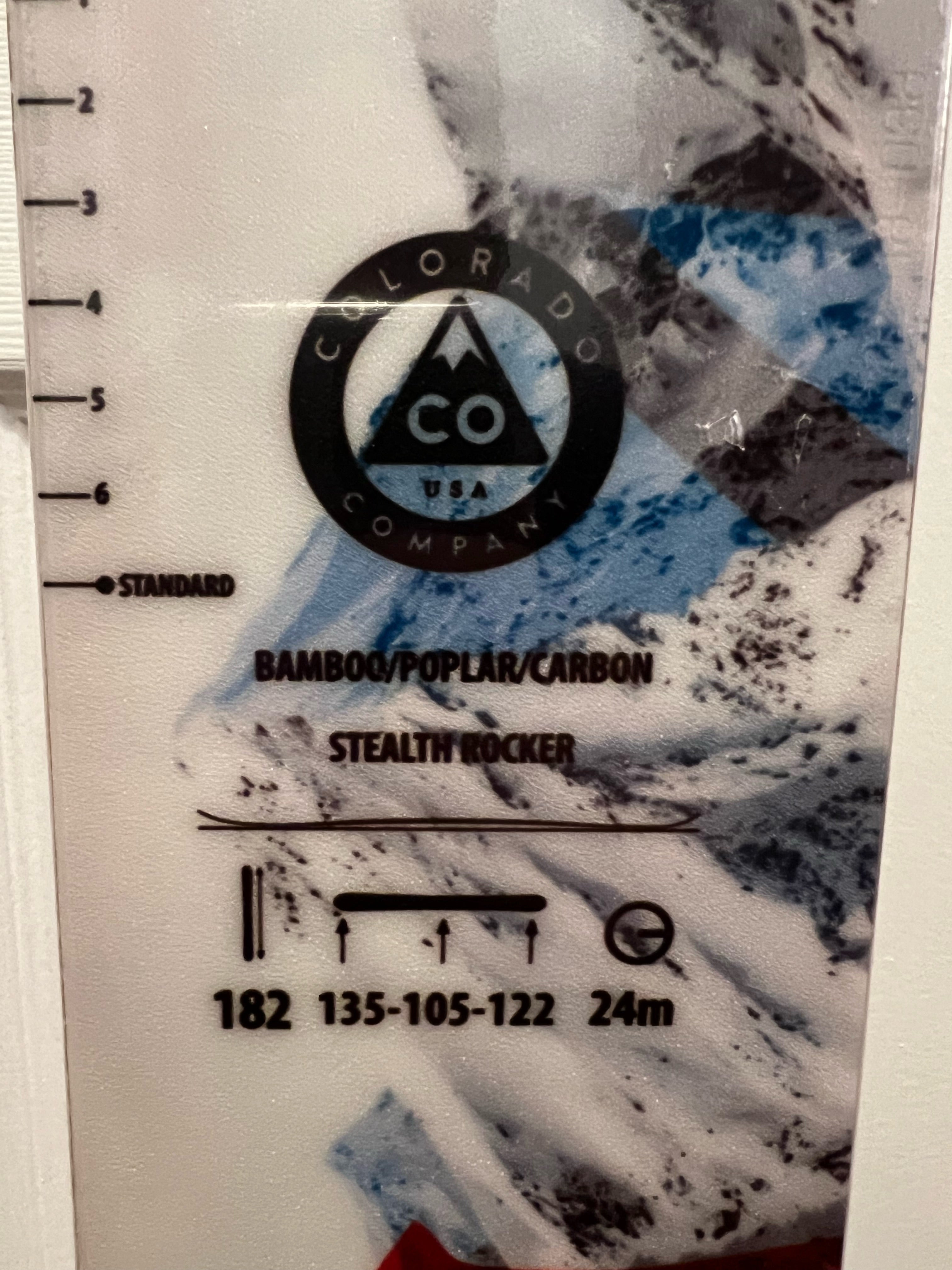 New 2021 Liberty 182 cm All Mountain Coors Light Helix 105 Skis