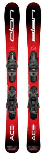 NEW 2024 Elan Formula 110 cm kids Skis  System with EL 4.5 GW size adjustable Bindings -