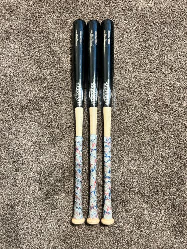Used Three Pack Old Hickory MT27 Steel Pressed Bats With LizardSkin Ultra Grip (-3) 30.5 oz 33.5"