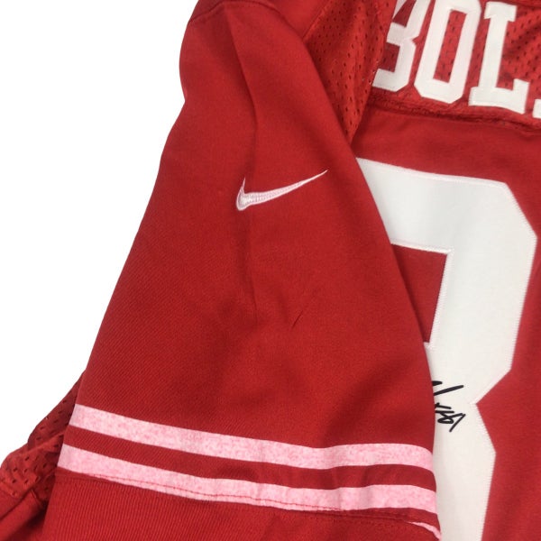 NFL throwback Nike San Francisco 49ers Anquan Boldin #81 signed jersey.  Stitched. XL