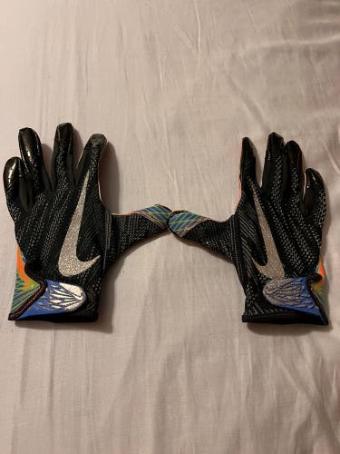 Orange Adult Medium Nike Nike Vapor Knit Football Gloves
