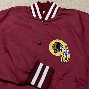 Washington Redskins Jacket Men Small Satin NFL Football Vintage 80s 90s Defunct