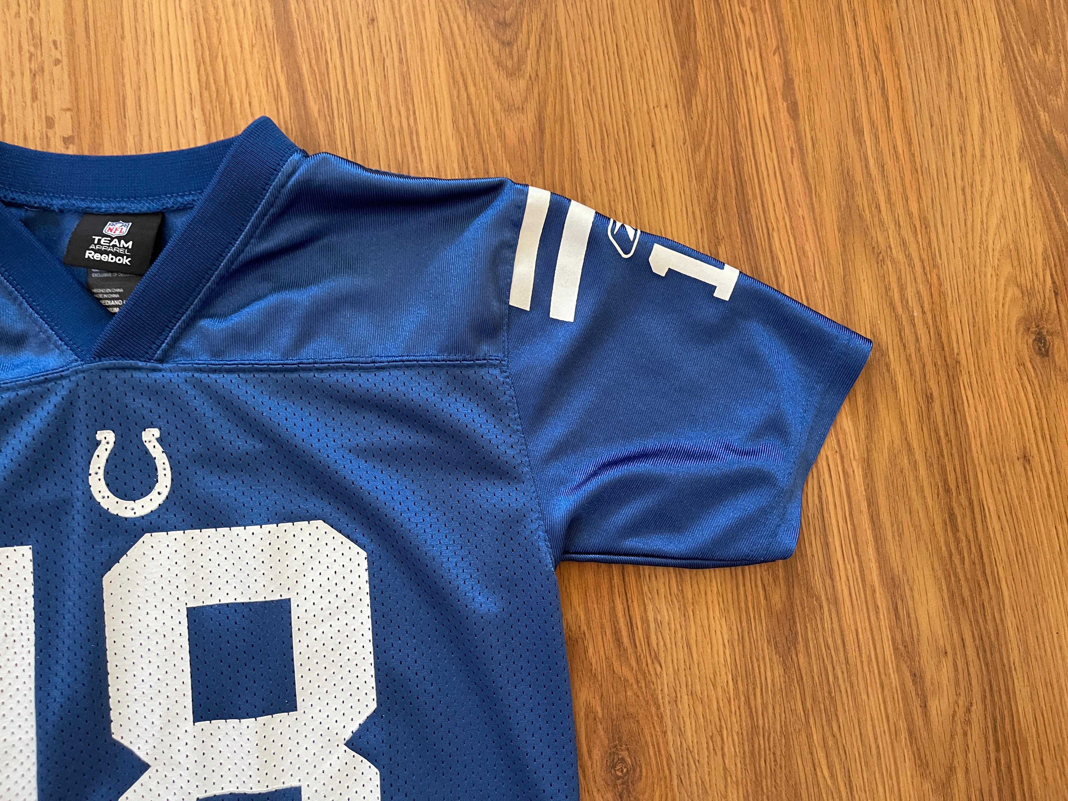 INDIANAPOLIS COLTS PEYTON MANNING BLACK FOOTBALL JERSEY SIZE MED YOUTH –  Bandwagonfanz Sports