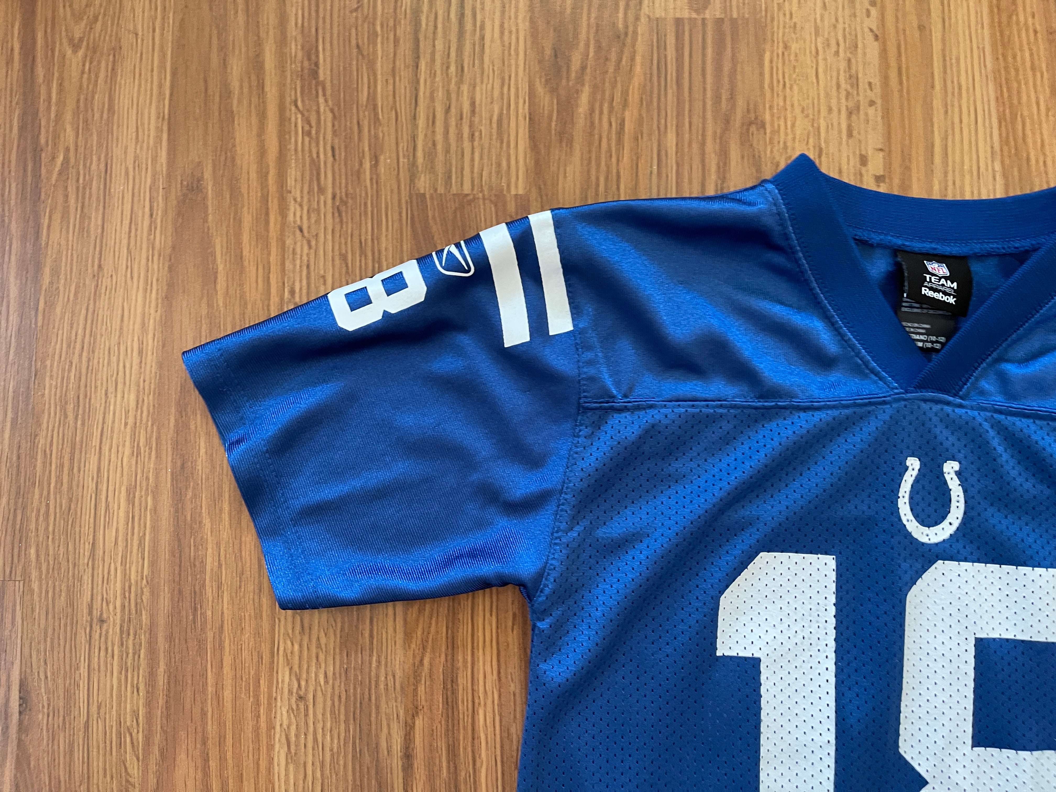 INDIANAPOLIS COLTS PEYTON MANNING BLACK FOOTBALL JERSEY SIZE MED YOUTH –  Bandwagonfanz Sports