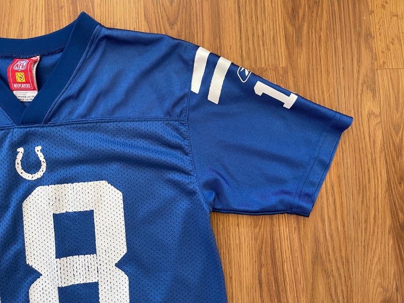 Reebok, Shirts, Authentic Youth Large Peyton Manning Colts Jersey