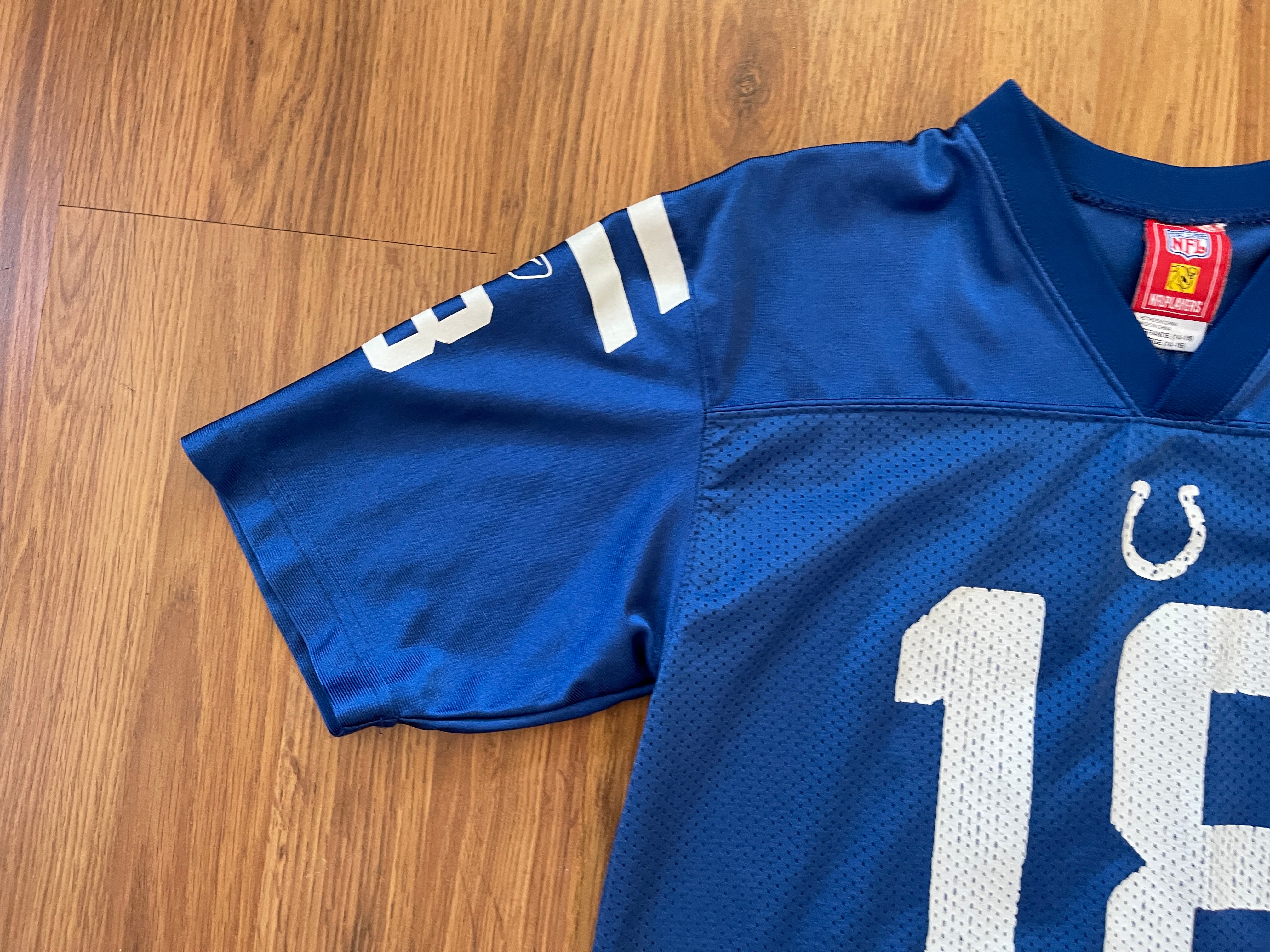 New Peyton Manning #18 Indainapolis Colts Youth Size 16/18 XL Black Jersey  $27