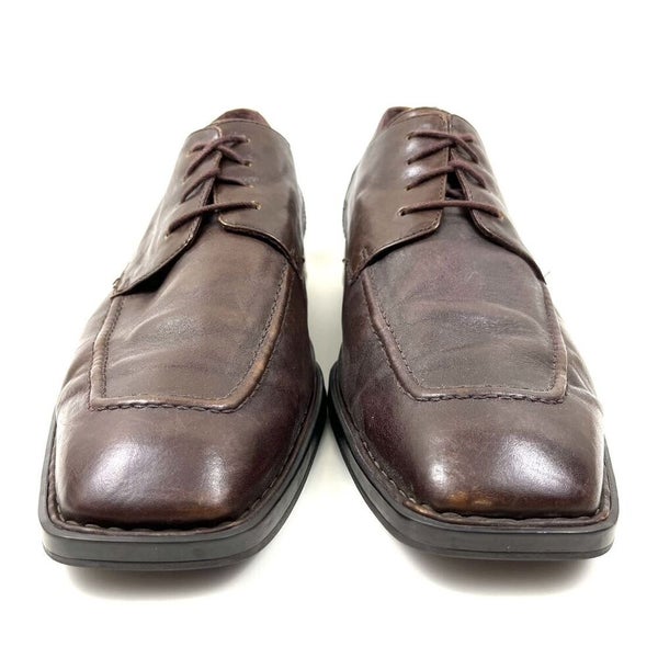 Born Crown Brown Oxford Dress Shoes Moc Toe M6383 Men's Size 11.5