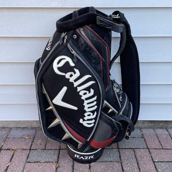 READ Callaway Razr Staff Golf Cart Bag 6 Way Dividers Black