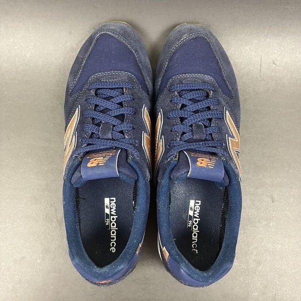 996 Athletic Running Shoes Navy Blue Gold WL996JCR Women's Size 9 | SidelineSwap