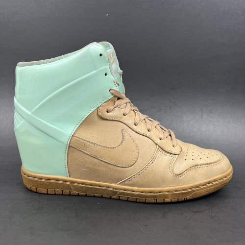 Nike Dunk Sky Hi VT QS Women's Size 9.5 Vachetta Tan Arctic Green Shoe 61190820