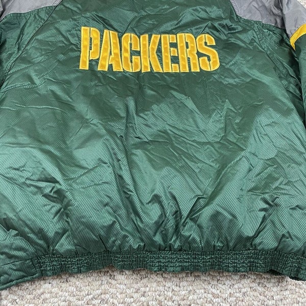 Vintage Green Bay Packers Starter Pro Line Bomber Jacket Zip Rare Unlined  Medium