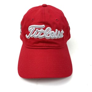 Titleist Medium Large Golf Hat Adjustable Devil Dogs White Logo