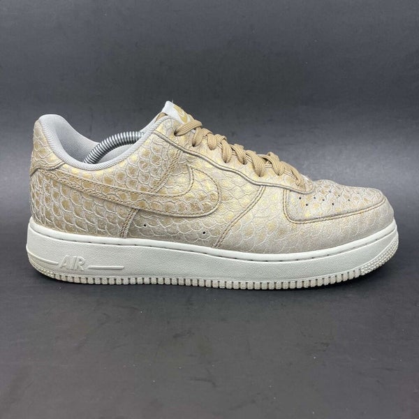 Nike Air Force 1'07 Lv8 Low Croc Summit White Casual Shoes 718152