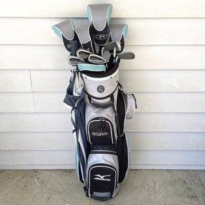 Mizuno Sora Ladies Flex Golf Set 12 Piece Driver Woods Hybrids Irons Putter Bag