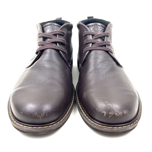 Varken onkruid de wind is sterk ECCO Turn Chukka Black Leather Men's Gore-Tex GTX Chukka Boots Size 45  11-11.5 | SidelineSwap