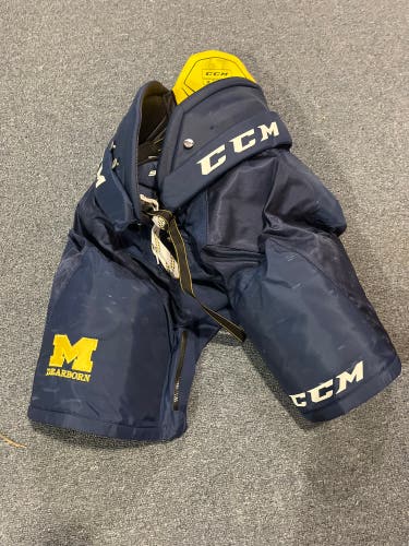 Game Used University of Michigan-Dearborn CCM Tacks 9060 Pants #67 Large