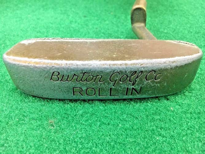 Burton Golf Company ROLL IN Putter / RH ~31.5" / Winn Grip w/Retriever / mm2296