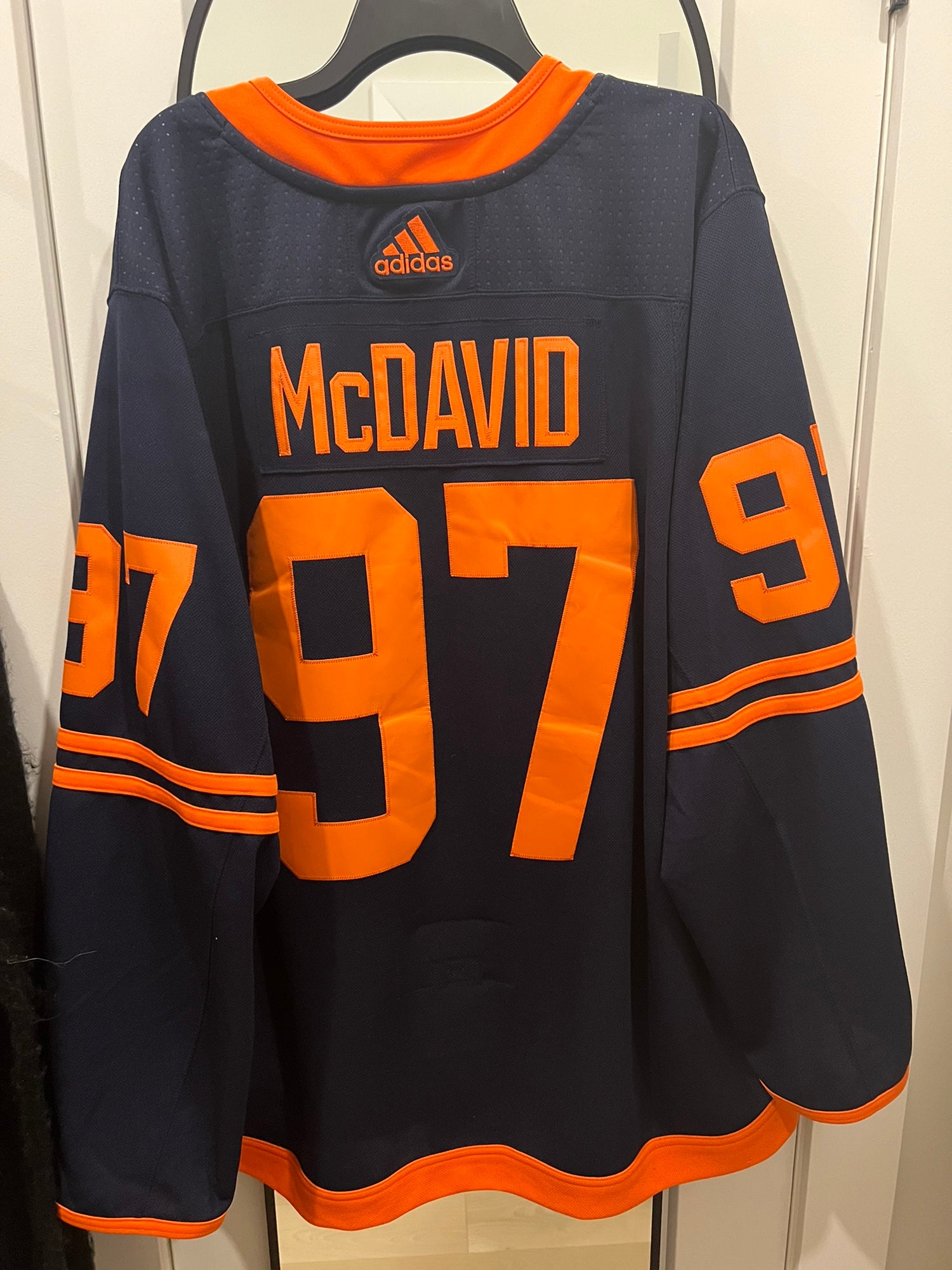NWT Adidas Connor McDavid Edmonton Oilers Reverse Retro Authentic