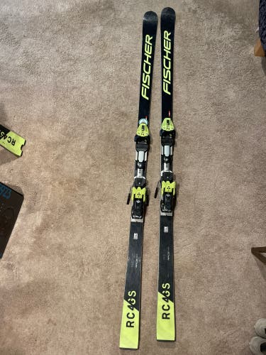 Used Fischer RC4 World Cup GS 193 cm 2021 Skis With Z18 Binding