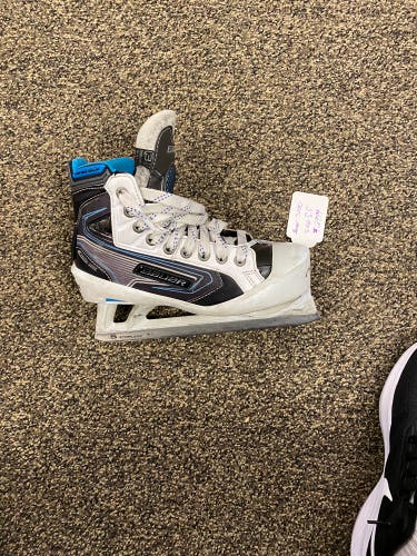 Used Bauer Regular Width  Size 3.5 Reactor 7000 Hockey Goalie Skates