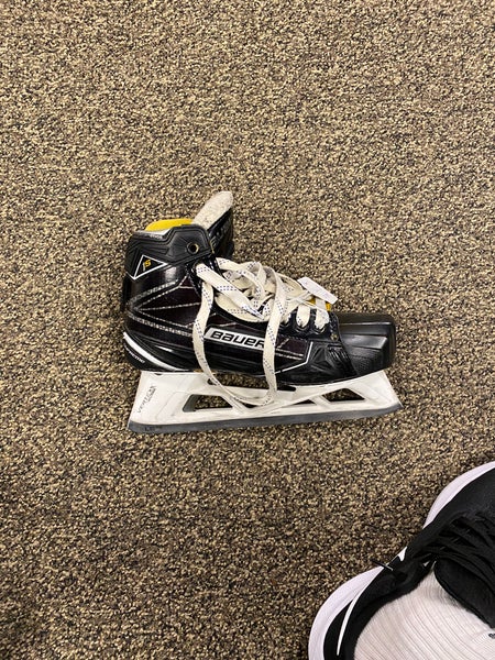 Used Bauer Regular Width Size 6.5 Supreme 1S Hockey Goalie Skates