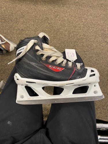 Used CCM Regular Width  Size 5 RBZ Hockey Goalie Skates