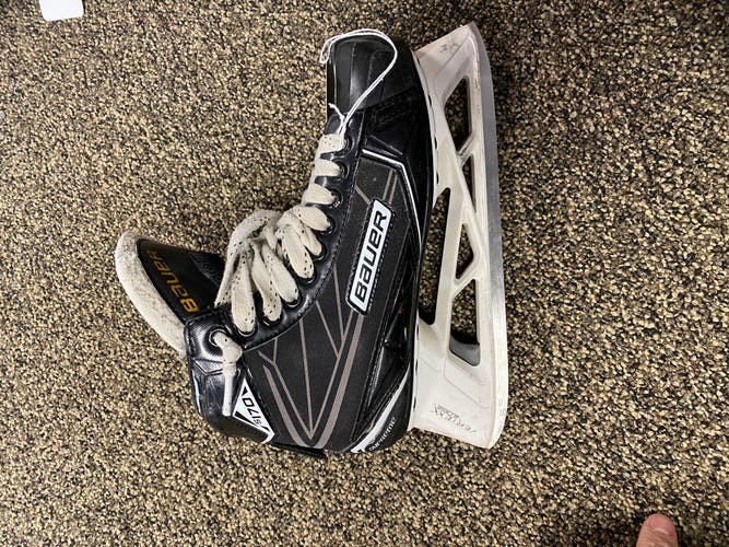 Used Bauer Regular Width  Size 6.5 Supreme S170 Hockey Goalie Skates