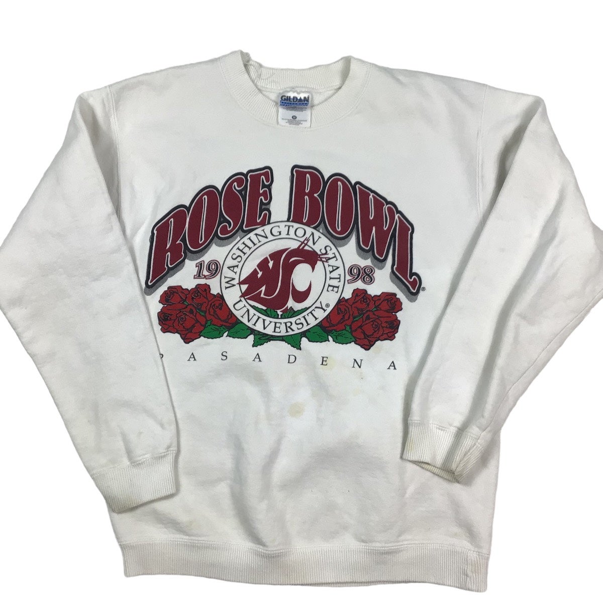 VINTAGE NFL SUPER BOWL BILLS VS REDSKINS SWEATSHIRT 1992 MEDIUM MADE U –  Vintage rare usa