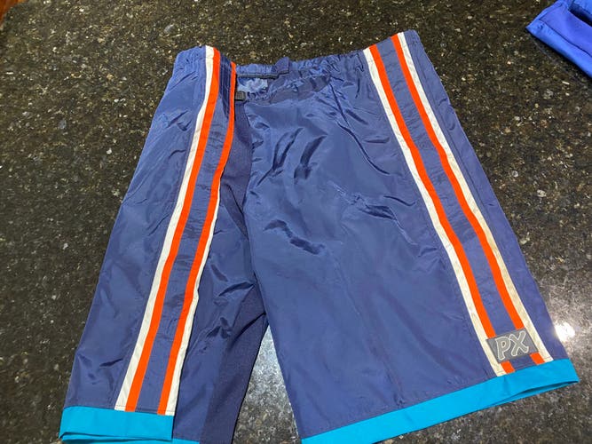 Philly Express Blue with orange, teal, and white stripe  XL Pant Shell